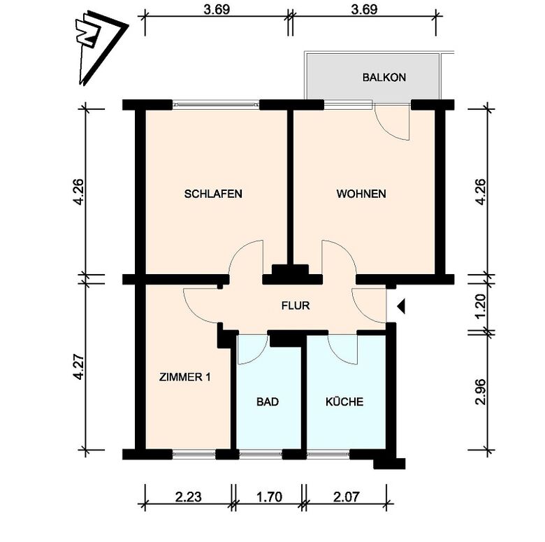 2,5 Zimmer, 55 m² in Neumünster – Bild 7