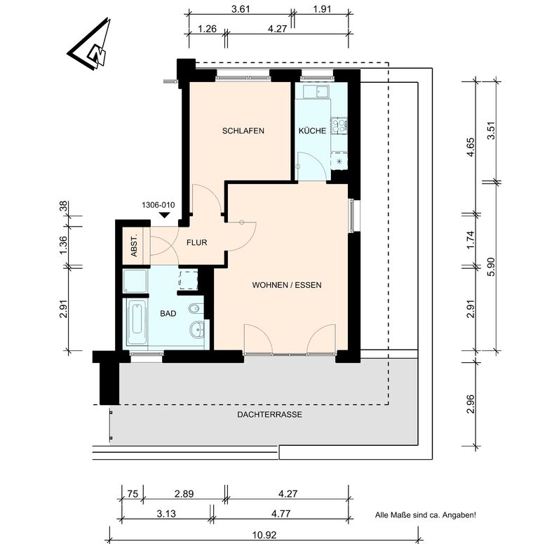 2 Zimmer, 68 m² in Hamburg – Bild 4
