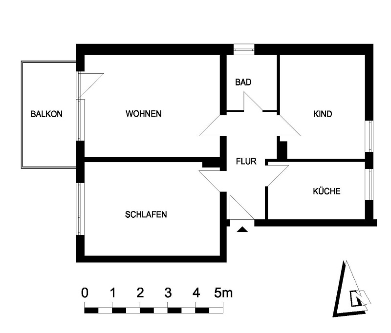 Helle, gemütliche 3-Zimmerwohnung mit Balkon! - 23554 Lübeck - Photo 1