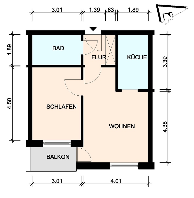 TOP modernisierte Seniorenwohnung mit WBS §88 d - 21039 Börnsen - Foto 1