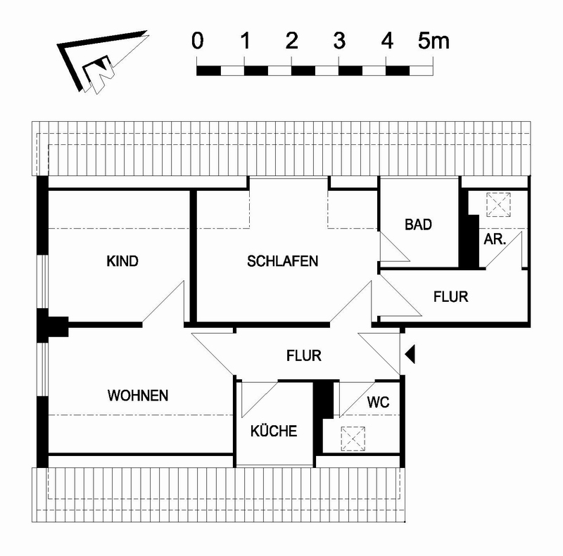 **Gemütliche Dachgeschosswohnung in ruhiger grüner Wohngegend** - 25336 Elmshorn - Foto 1
