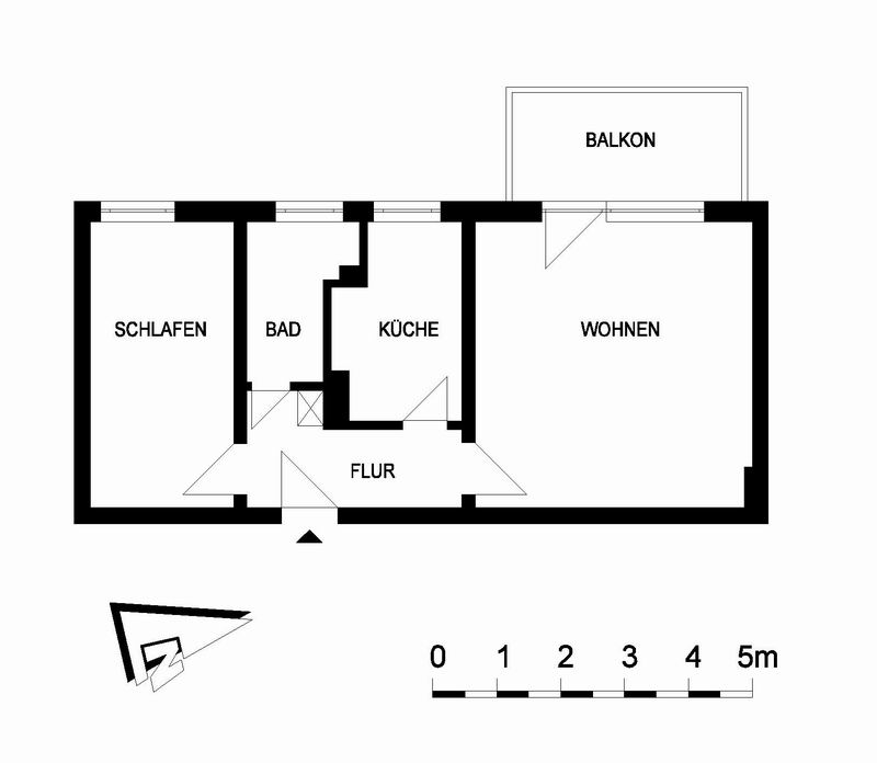 1,5-Zimmer-Wohnung - perfekt für Singles und Studenten! - 23569 Lübeck - Photo 1